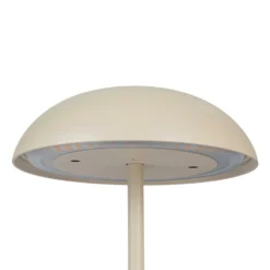 Arcchio LED-Akkutischleuchte Thenra, beige, Wandhalterung
