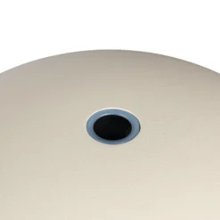 Arcchio LED-Akkutischleuchte Thenra, beige, Wandhalterung