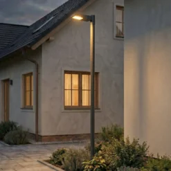 Arcchio LED-Außenleuchte Nefarius, 250 cm, dunkelgrau, IP65