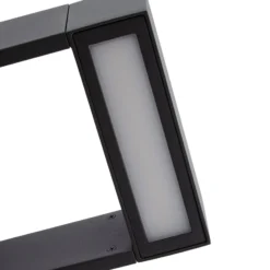 Arcchio LED-Außenwandlampe Kovato, Sensor, dunkelgrau, IP65