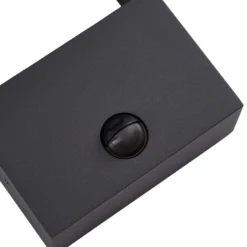 Arcchio LED-Außenwandlampe Kovato, Sensor, dunkelgrau, IP65