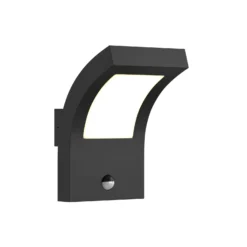 Arcchio LED-Außenwandleuchte Advik, anthrazit, IP54, Sensor