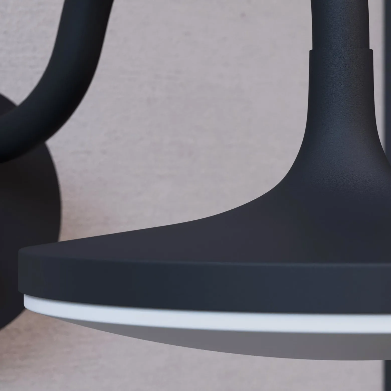 Arcchio LED-Außenwandleuchte Fineria, Ø22 cm, Metall, Sensor