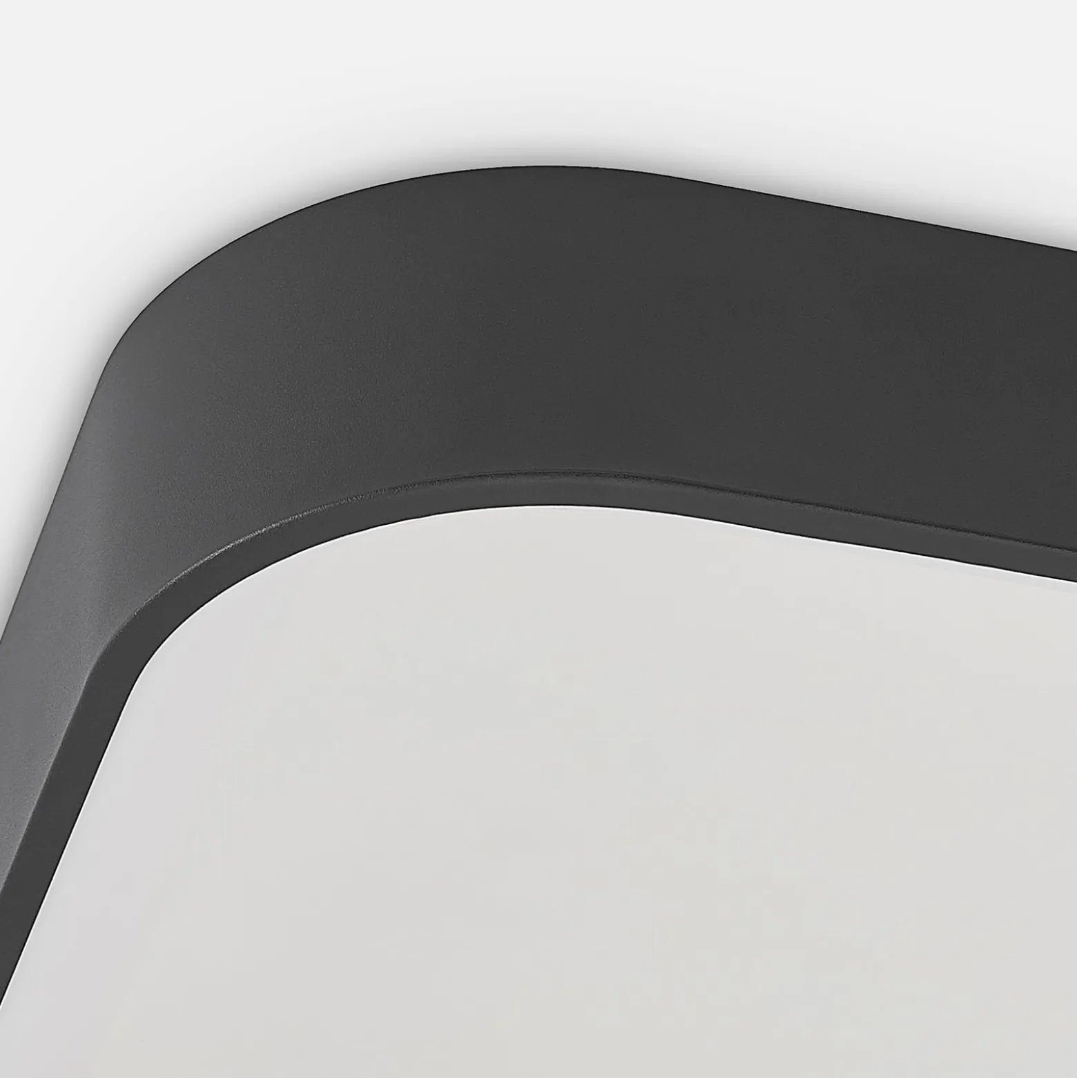 Arcchio LED-Deckenlampe Aleksi, 45 x 45 cm, schwarz, CCT