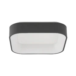 Arcchio LED-Deckenlampe Aleksi, 45 x 45 cm, schwarz, CCT
