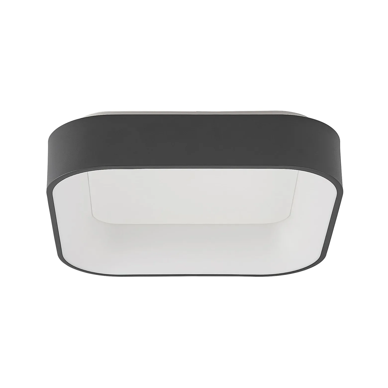 Arcchio LED-Deckenlampe Aleksi, 45 x 45 cm, schwarz, CCT