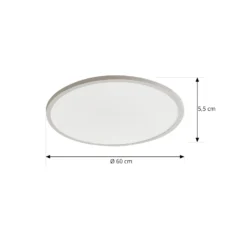 Arcchio LED-Deckenlampe Brenda, Ø 60 cm, CCT, Fernbedienung