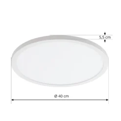 Arcchio LED-Deckenlampe Brenda, Ø 40 cm, CCT, Fernbedienung