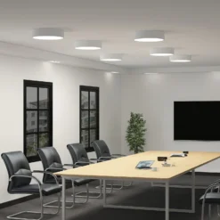 Arcchio LED-Deckenlampe Noabelle, Ø 40 cm, weiß, Metall