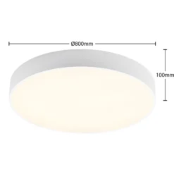 Arcchio LED-Deckenlampe Noabelle, Ø 80 cm, weiß, Metall