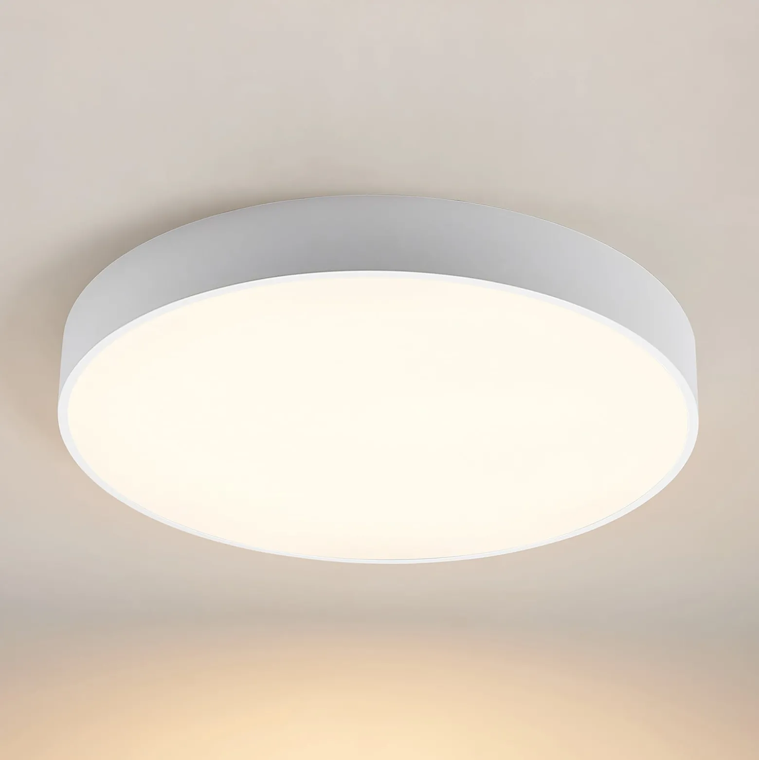 Arcchio LED-Deckenlampe Noabelle, Ø 80 cm, weiß, Metall