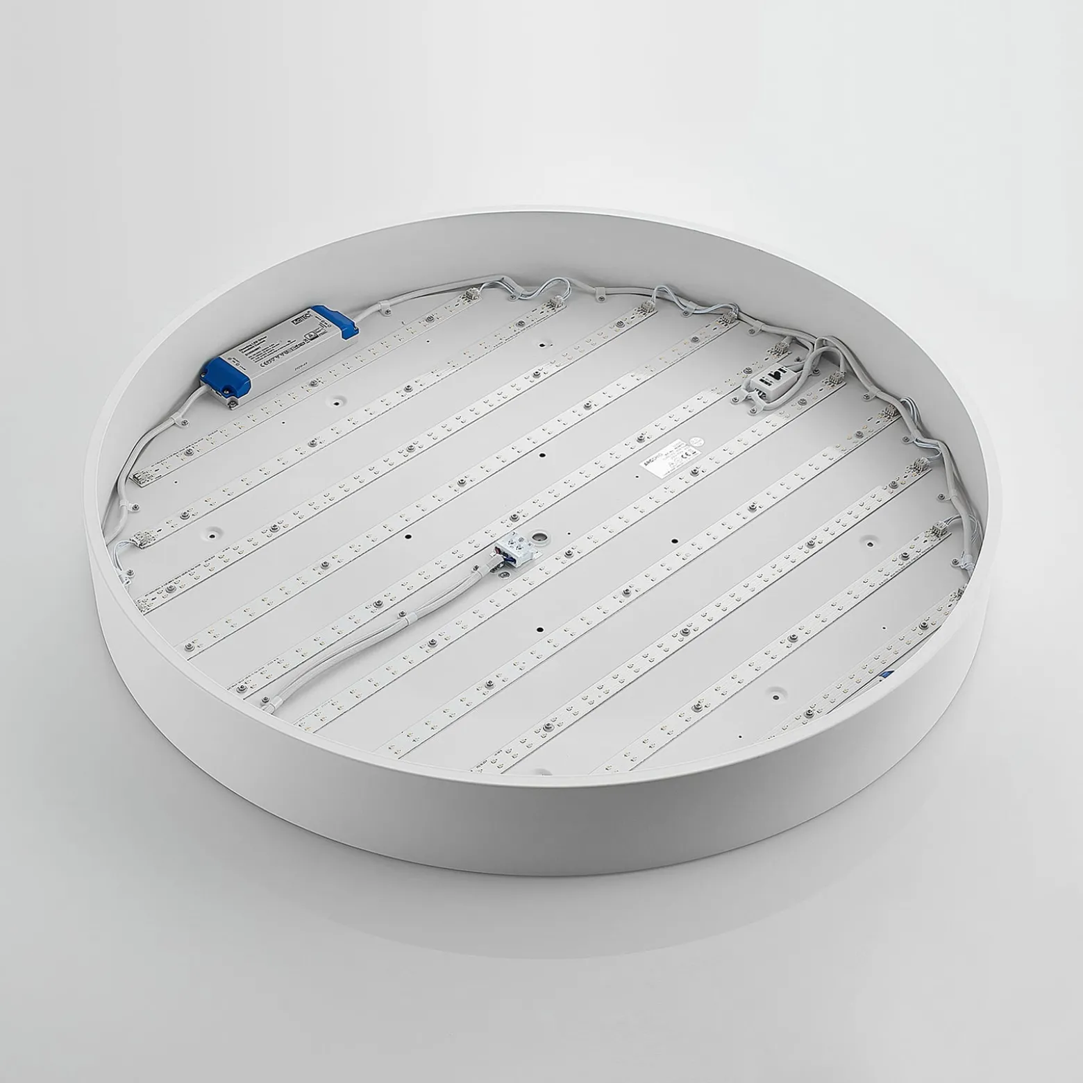 Arcchio LED-Deckenlampe Noabelle, Ø 80 cm, weiß, Metall