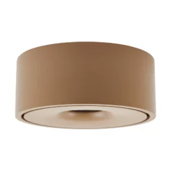 Arcchio LED-Deckenlampe Rotari, braun, up und down