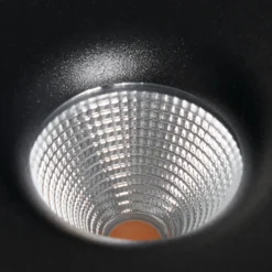 Arcchio LED-Deckenlampe Rotari, Ø 12 cm, up & down, schwarz