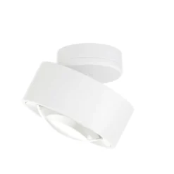 Arcchio LED-Deckenlampe Rotari, weiß, 12 cm, beweglich