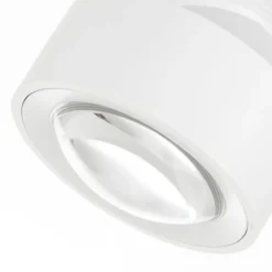 Arcchio LED-Deckenlampe Rotari, weiß, 12 cm, beweglich