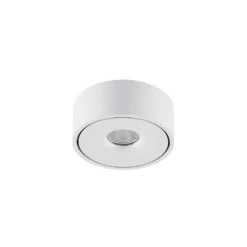 Arcchio LED-Deckenlampe Rotari, weiß, Metall, Ø 12cm