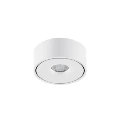 Arcchio LED-Deckenlampe Rotari, weiß, up und down, Alu