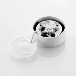 Arcchio LED-Deckenlampe Rotari, weiß, up und down, Alu