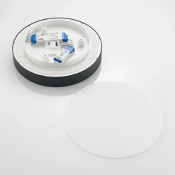 Arcchio LED-Deckenlampe Vanida, schwarz, Ø 40 cm, up/down