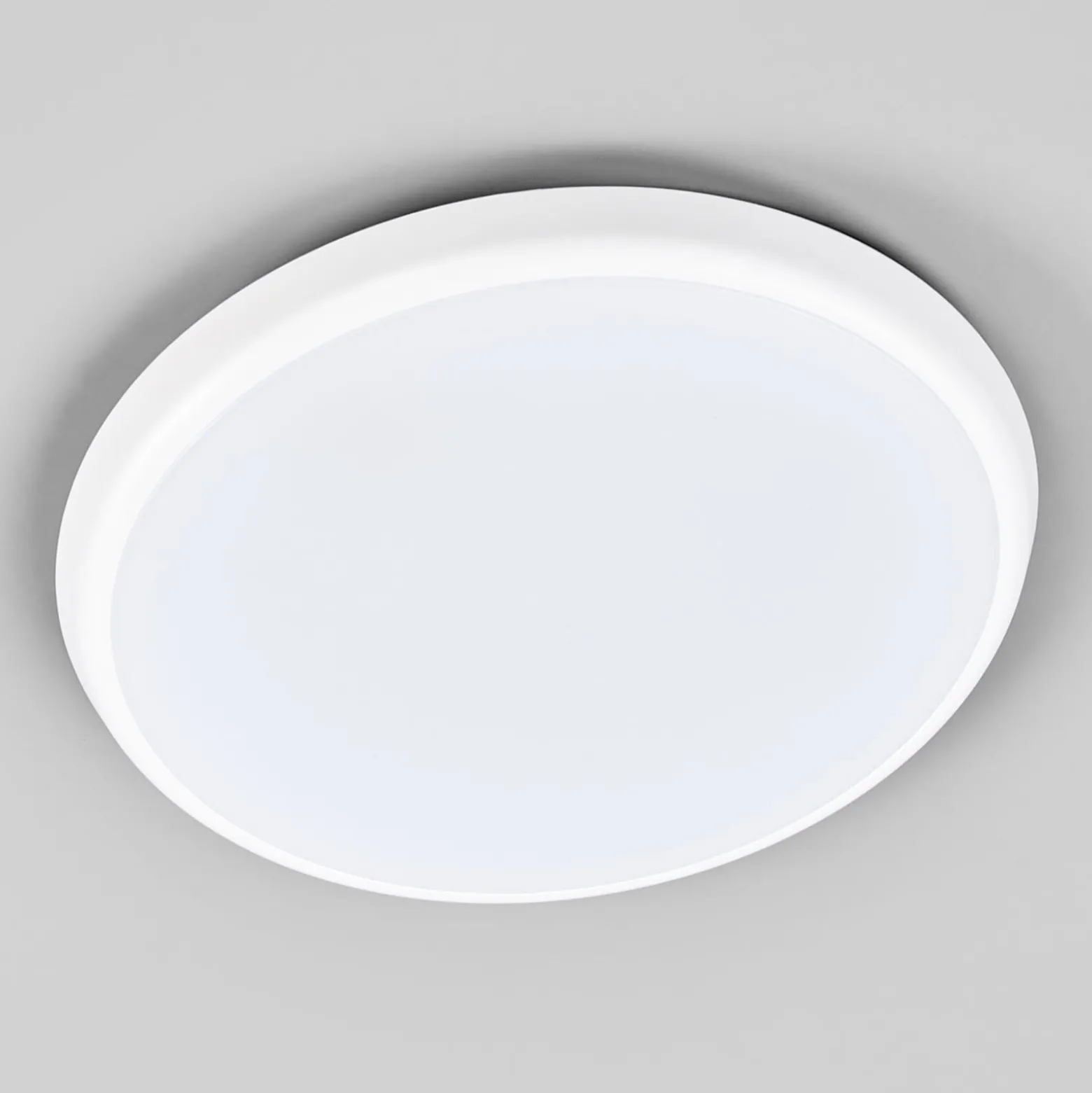 Arcchio LED-Deckenleuchte Augustin, Ø 30 cm, CCT, weiß, IP54
