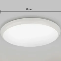 Arcchio LED-Deckenleuchte Augustin, Ø 40 cm, 4.000 K, IP54