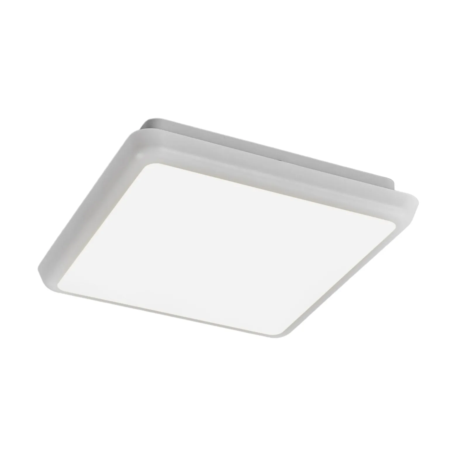 Arcchio LED-Deckenleuchte Augustin, 25 x 25 cm, weiß, IP54