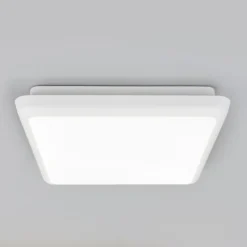 Arcchio LED-Deckenleuchte Augustin, 25 x 25 cm, weiß, IP54