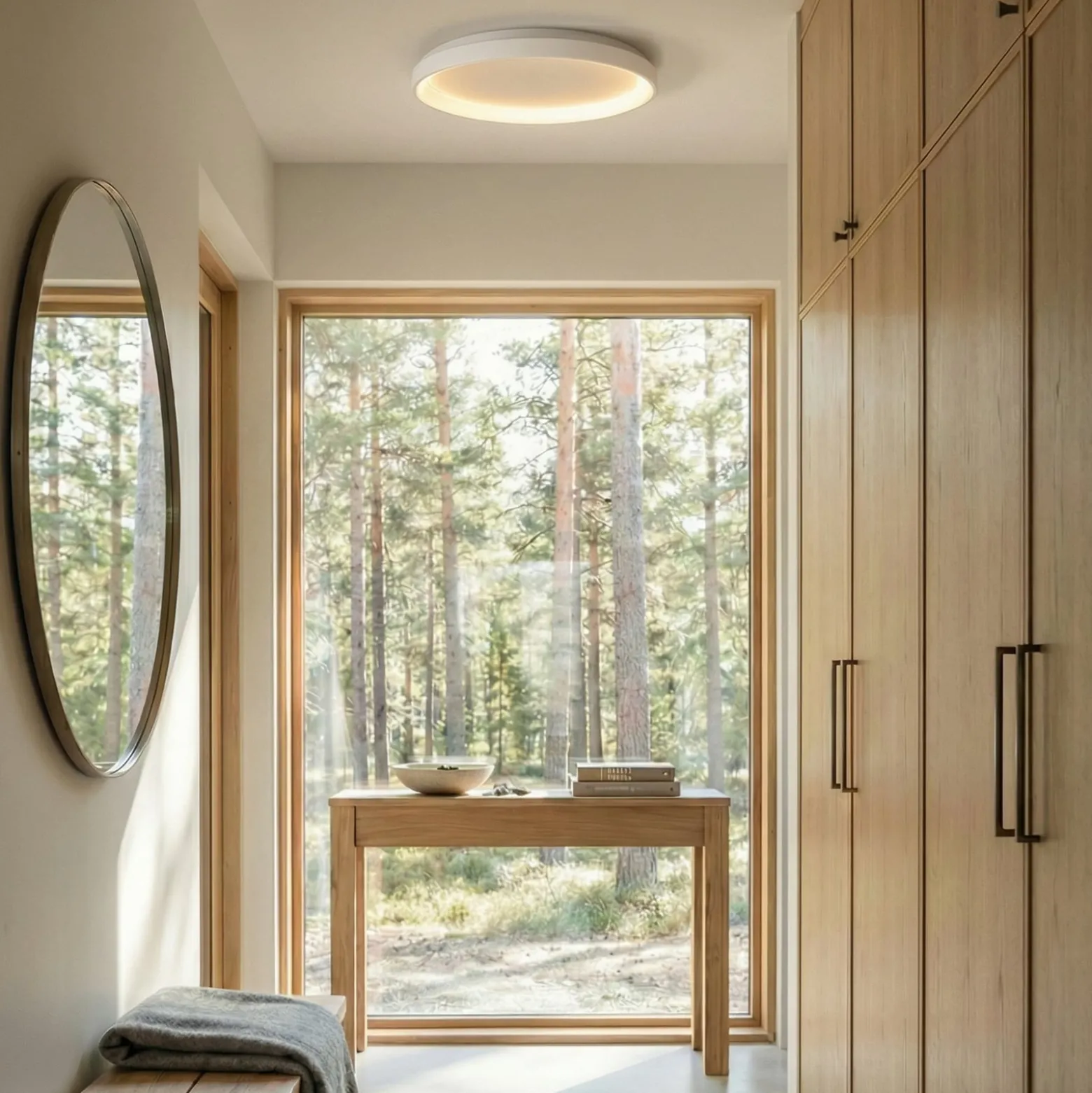 Arcchio LED-Deckenleuchte Vivy, Ø 58 cm, weiß, Metall