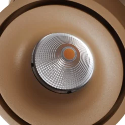 Arcchio LED-Deckenstrahler Rotari, braun, 2-flg., 8,9W