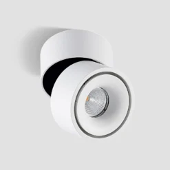 Arcchio LED-Deckenstrahler Rotari, weiß, 1-flg., 946lm