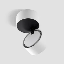 Arcchio LED-Deckenstrahler Rotari, weiß, 1-flg., 946lm