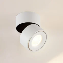 Arcchio LED-Deckenstrahler Rotari, weiß, 1-flg., 1987lm