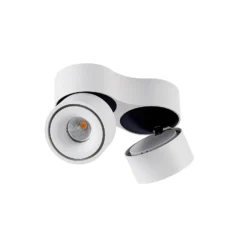Arcchio LED-Deckenstrahler Rotari, weiß, 2-flg., 2270lm