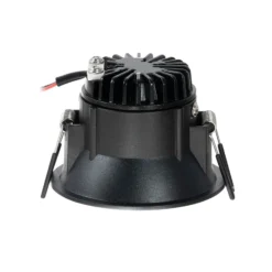 Arcchio LED-Downlight Niria, schwarz, 2.700K