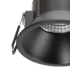 Arcchio LED-Downlight Niria, schwarz, 4.000K