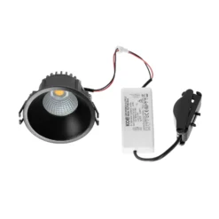 Arcchio LED-Downlight Niria, schwarz, 4.000K