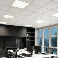 Arcchio LED-Einlegepanel Vinas, 62 cm, weiß, Aluminium, CCT