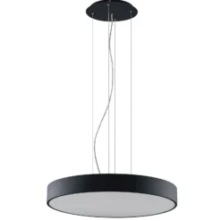 Arcchio LED-Hängelampe Noabelle, Ø 80 cm, schwarz, Metall