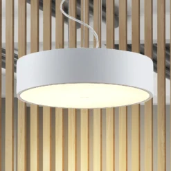 Arcchio LED-Hängelampe Noabelle, Ø 40 cm, weiß, Metall
