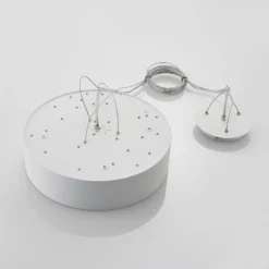 Arcchio LED-Hängelampe Noabelle, Ø 40 cm, weiß, Metall
