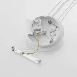 Arcchio LED-Hängelampe Noabelle, Ø 40 cm, weiß, Metall