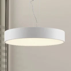 Arcchio LED-Hängelampe Noabelle, Ø 60 cm, weiß, Metall