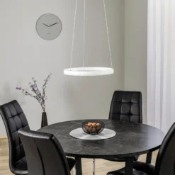Arcchio LED-Hängeleuchte Albiona, weiß, 1 Ring, Ø 40 cm
