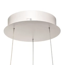 Arcchio LED-Hängeleuchte Albiona, weiß, 1 Ring, Ø 60 cm