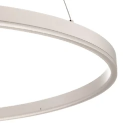 Arcchio LED-Hängeleuchte Albiona, weiß, 1 Ring, Ø 80 cm