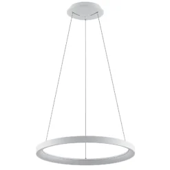 Arcchio LED-Hängeleuchte Vivy, Ø 58 cm, weiß, Metall