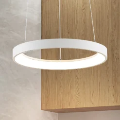 Arcchio LED-Hängeleuchte Vivy, Ø 38 cm, weiß, Metall