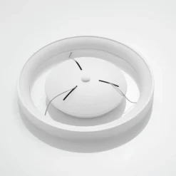 Arcchio LED-Hängeleuchte Vivy, Ø 38 cm, weiß, Metall