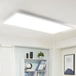 Arcchio LED-Panel Arya, dimmbar, 119 cm x 59 cm, Metall